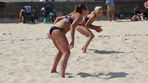 Weymouth beach volleyball girls  2019