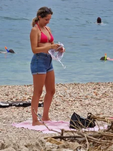 From the beach