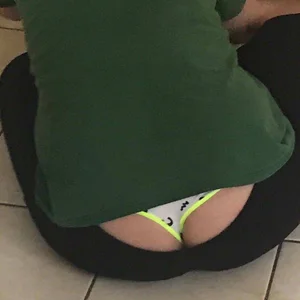 Bunch of girls with their thongs hanging out
