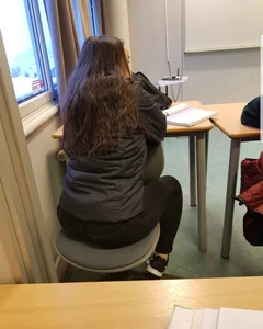 Best part about my day was sitting behind her