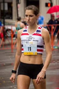 Candid track girls and runners
