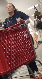 Sexy PAWG in cheap, see-through leggings and sandals (Perfect Jiggle)
