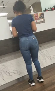 Light skin ebony with a phat butt