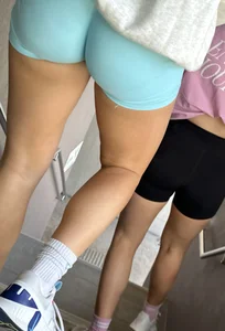 Two Gym Baddies In Skin Tight Shorts - OC - FIRST POST