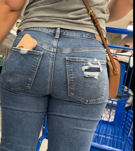Beautiful woman in JEANS and SHORTS