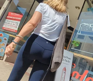 White Lady Bumped Into with VPL (OC)