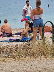 From the beach