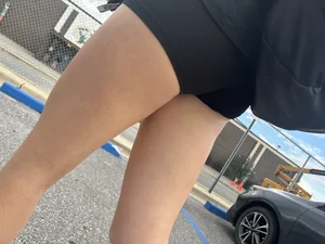 (OC) Tight ass white girl in tiny spandex shorts. First post