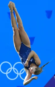 Muscular Female Gymnast in a Body Photo