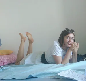 Cutie in bed home busted creepshots