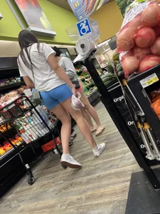 First post, Latina in blue volleyball short, of course OC