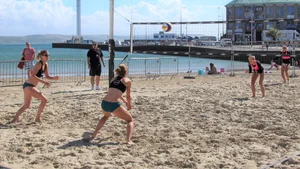 Weymouth beach volleyball girls 2018