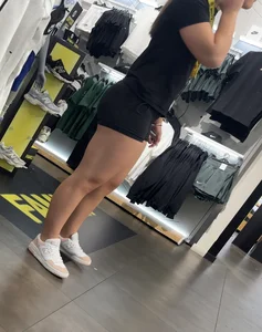OC Fit Sports Store Worker With a Fat Ass and Tree Trunk Thighs
