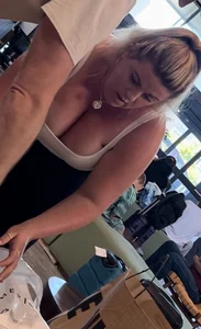 Heavier Milf Showing Off Her Massive Milkers