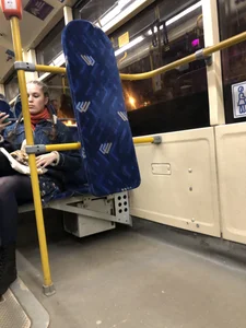 Skinny Teen in Black Pantyhose And Boots Public Bus Creepshots