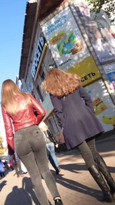 Perfect Booty in Tight Jeans City Creepshot