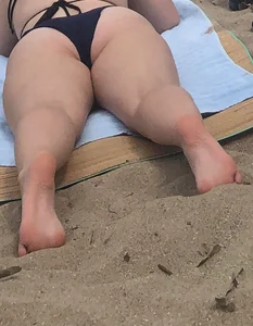 Sunbathers all shapes and sizes, nice asses
