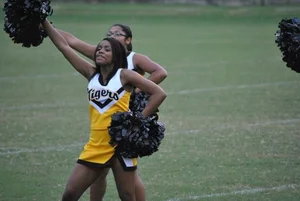 Candid cheerleaders