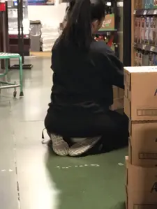 Co worker showing off ass for me