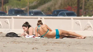 Beach and bikini girls