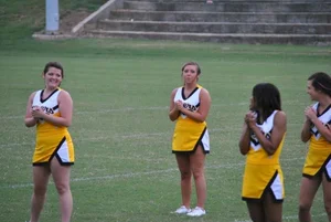 Candid cheerleaders