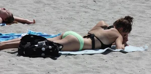Mix of candid girls at the beach and in bikinis