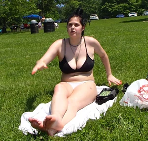 2 bikini babes at the lake