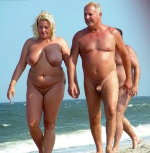 Nude beach and topless girls