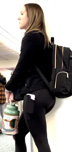 Traveler with a nice ass