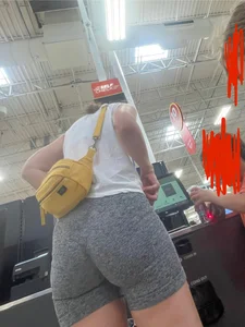 Petite milf in grey spanx shorts (oc)