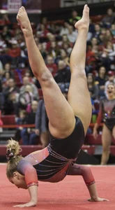 Candid gymnasts