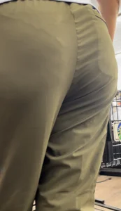 Latina MILF, nice ass, lace panties VPL, big tits = NUTBUSTER