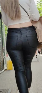 Hot Tight Leather Pants