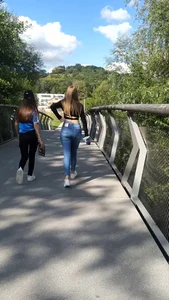 TIGHT JEANS / Great Ass in hot Jeans walking in front of me