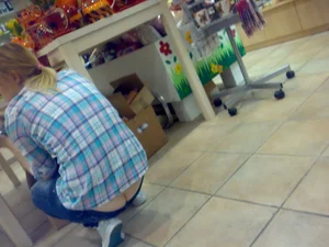 Huge collection of whale tails, ass cracks and panty peeks in public