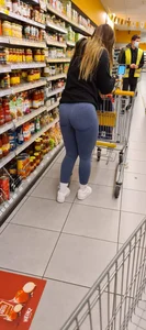Sporty pants in shop