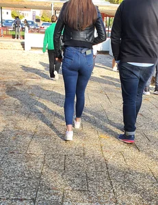 Blue Jeans Teen with brown hair