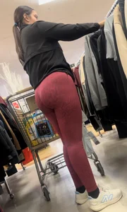 Latina wife with a nice ass in red spandex