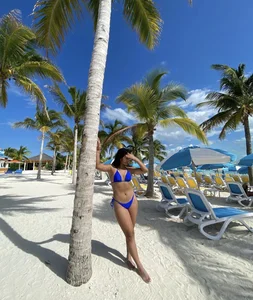 Skinny Flat-Chested Girl at the Beach