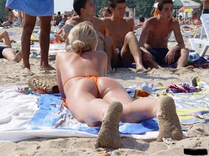 Sexy beach and bikini girls