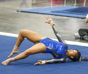 Candid gymnasts