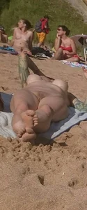Nude beach and topless girls