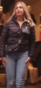 Various hot butts in tight jeans on the street and inside cafes, some teens too