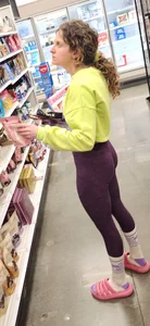 Colorful fitness milf