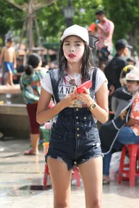 Water Festival girls in Thailand
