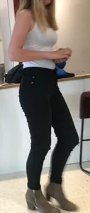 Teen at help desk