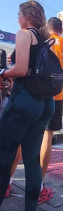 Blonde with a beautiful Colombian ass