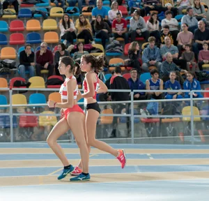 Candid track and field girls
