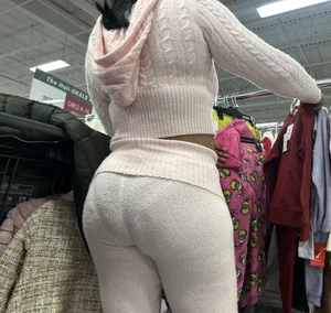 Pink see through VPL‼️