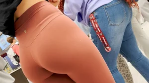 SALMON PANTS ATTACHED ON THIS BEAUTIFUL ASS (NOT OC)